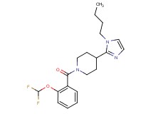 4-(1-butyl-1H-imidazol-2-yl)-1-[2-(difluoromethoxy)benzoyl]piperidine