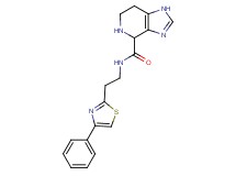 N-[2-(4-phenyl-1,3-thiazol-2-yl)ethyl]-4,5,6,7-tetrahydro-1H-imidazo[4,5-c]pyridine-4-carboxamide dihydrochloride