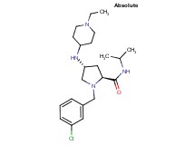 (4R)-1-(3-chlorobenzyl)-4-[(1-ethyl-4-piperidinyl)amino]-N-isopropyl-L-prolinamide
