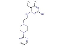 5-ethyl-6-methyl-N~4~-[2-(4-pyrimidin-2-ylpiperazin-1-yl)ethyl]pyrimidine-2,4-diamine