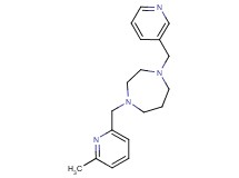 1-[(6-methyl-2-pyridinyl)methyl]-4-(3-pyridinylmethyl)-1,4-diazepane