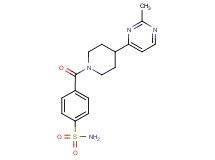 4-{[4-(2-methylpyrimidin-4-yl)piperidin-1-yl]carbonyl}benzenesulfonamide