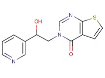 3-(2-hydroxy-2-pyridin-3-ylethyl)thieno[2,3-d]pyrimidin-4(3H)-one