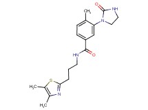 N-[3-(4,5-dimethyl-1,3-thiazol-2-yl)propyl]-4-methyl-3-(2-oxo-1-imidazolidinyl)benzamide