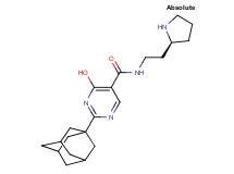 2-(1-adamantyl)-4-hydroxy-N-{2-[(2S)-2-pyrrolidinyl]ethyl}-5-pyrimidinecarboxamide dihydrochloride