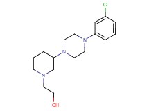 2-{3-[4-(3-chlorophenyl)-1-piperazinyl]-1-piperidinyl}ethanol