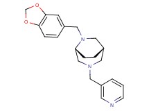 (1S*,5R*)-6-(1,3-benzodioxol-5-ylmethyl)-3-(3-pyridinylmethyl)-3,6-diazabicyclo[3.2.2]nonane