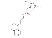 N-[3-(3,4-dihydroquinolin-1(2H)-yl)propyl]-2-(2,4-dimethyl-1,3-thiazol-5-yl)acetamide