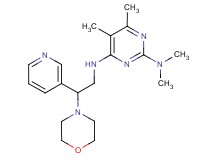 N~2~,N~2~,5,6-tetramethyl-N~4~-(2-morpholin-4-yl-2-pyridin-3-ylethyl)pyrimidine-2,4-diamine