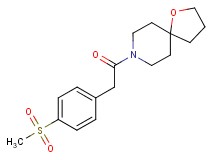 8-{[4-(methylsulfonyl)phenyl]acetyl}-1-oxa-8-azaspiro[4.5]decane