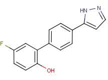 5-fluoro-4'-(1H-pyrazol-5-yl)biphenyl-2-ol