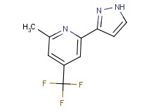 2-methyl-6-(1H-pyrazol-3-yl)-4-(trifluoromethyl)pyridine