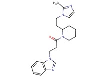 1-(3-{2-[2-(2-methyl-1H-imidazol-1-yl)ethyl]-1-piperidinyl}-3-oxopropyl)-1H-benzimidazole