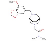 2-{(1S*,5R*)-6-[(7-methoxy-1,3-benzodioxol-5-yl)methyl]-3,6-diazabicyclo[3.2.2]non-3-yl}-N,N-dimethylacetamide