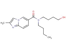 N-butyl-N-(4-hydroxybutyl)-2-methylimidazo[1,2-a]pyridine-6-carboxamide