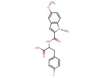 4-fluoro-N-[(5-methoxy-1-methyl-1H-indol-2-yl)carbonyl]phenylalanine