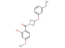 2-{[3-(3-ethylphenoxy)-1-azetidinyl]carbonyl}-5-methoxyphenol