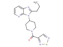 2-propyl-3-[1-(1,2,5-thiadiazol-3-ylcarbonyl)-4-piperidinyl]-3H-imidazo[4,5-b]pyridine