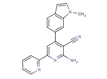 6-amino-4-(1-methyl-1H-indol-6-yl)-2,2'-bipyridine-5-carbonitrile