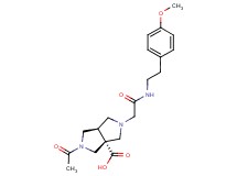(3aR*,6aR*)-2-acetyl-5-(2-{[2-(4-methoxyphenyl)ethyl]amino}-2-oxoethyl)hexahydropyrrolo[3,4-c]pyrrole-3a(1H)-carboxylic acid