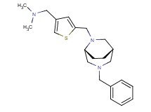 1-(5-{[(1S*,5R*)-3-benzyl-3,6-diazabicyclo[3.2.2]non-6-yl]methyl}-3-thienyl)-N,N-dimethylmethanamine