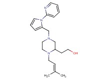 2-(1-(3-methyl-2-buten-1-yl)-4-{[1-(2-pyridinyl)-1H-pyrrol-2-yl]methyl}-2-piperazinyl)ethanol