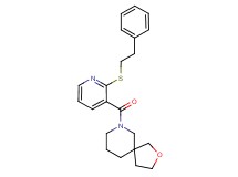 7-({2-[(2-phenylethyl)thio]pyridin-3-yl}carbonyl)-2-oxa-7-azaspiro[4.5]decane