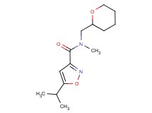 5-isopropyl-N-methyl-N-(tetrahydro-2H-pyran-2-ylmethyl)isoxazole-3-carboxamide