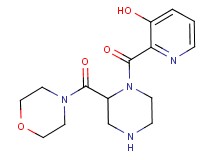 2-{[2-(4-morpholinylcarbonyl)-1-piperazinyl]carbonyl}-3-pyridinol