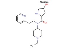 (4R)-N-(1-ethylpiperidin-4-yl)-4-hydroxy-N-(2-pyridin-2-ylethyl)-D-prolinamide