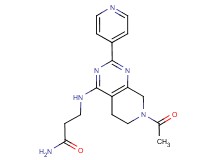 N~3~-(7-acetyl-2-pyridin-4-yl-5,6,7,8-tetrahydropyrido[3,4-d]pyrimidin-4-yl)-beta-alaninamide