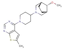 4-{4-[(8-syn)-8-methoxy-3-azabicyclo[3.2.1]oct-3-yl]piperidin-1-yl}-6-methylthieno[2,3-d]pyrimidine