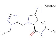 (2S,4R)-4-amino-1-[(1-ethyl-1H-1,2,4-triazol-5-yl)methyl]-N-isopropylpyrrolidine-2-carboxamide