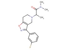 2-[3-(3-fluorophenyl)-6,7-dihydroisoxazolo[4,5-c]pyridin-5(4H)-yl]-N,N-dimethylpropanamide