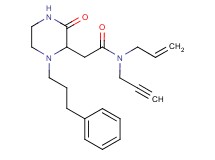 N-allyl-2-[3-oxo-1-(3-phenylpropyl)-2-piperazinyl]-N-2-propyn-1-ylacetamide