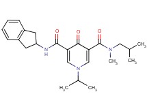 N'-(2,3-dihydro-1H-inden-2-yl)-N-isobutyl-1-isopropyl-N-methyl-4-oxo-1,4-dihydro-3,5-pyridinedicarboxamide