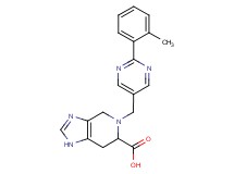 5-{[2-(2-methylphenyl)pyrimidin-5-yl]methyl}-4,5,6,7-tetrahydro-1H-imidazo[4,5-c]pyridine-6-carboxylic acid