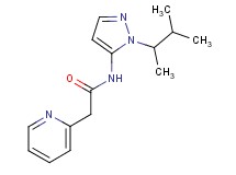 N-[1-(1,2-dimethylpropyl)-1H-pyrazol-5-yl]-2-pyridin-2-ylacetamide