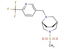 (1R*,5R*)-3-(methylsulfonyl)-6-{[6-(trifluoromethyl)-3-pyridinyl]methyl}-3,6-diazabicyclo[3.2.2]nonane