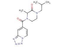 1-isobutyl-3-methyl-4-(tetrazolo[1,5-a]pyridin-7-ylcarbonyl)-2-piperazinone