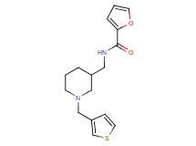 N-{[1-(3-thienylmethyl)-3-piperidinyl]methyl}-2-furamide