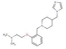2-(2-{[4-(1H-imidazol-1-ylmethyl)piperidin-1-yl]methyl}phenoxy)-N,N-dimethylethanamine
