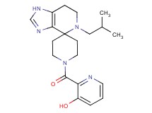 2-[(5-isobutyl-1,5,6,7-tetrahydro-1'H-spiro[imidazo[4,5-c]pyridine-4,4'-piperidin]-1'-yl)carbonyl]pyridin-3-ol