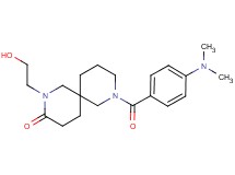 8-[4-(dimethylamino)benzoyl]-2-(2-hydroxyethyl)-2,8-diazaspiro[5.5]undecan-3-one