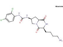 N-[(3S,7S,8aS)-3-(4-aminobutyl)-1,4-dioxooctahydropyrrolo[1,2-a]pyrazin-7-yl]-N'-(2,4-dichlorophenyl)urea