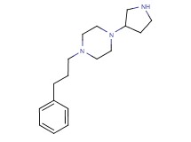 1-(3-phenylpropyl)-4-(3-pyrrolidinyl)piperazine dihydrochloride