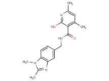 N-[(1,2-dimethyl-1H-benzimidazol-5-yl)methyl]-2-hydroxy-4,6-dimethylnicotinamide