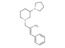 1-[(2E)-2-methyl-3-phenyl-2-propen-1-yl]-3-(1-pyrrolidinyl)piperidine
