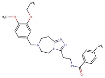N-{2-[7-(3-ethoxy-4-methoxybenzyl)-6,7,8,9-tetrahydro-5H-[1,2,4]triazolo[4,3-d][1,4]diazepin-3-yl]ethyl}-4-methylbenzamide