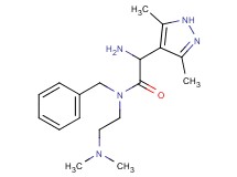 2-amino-N-benzyl-N-[2-(dimethylamino)ethyl]-2-(3,5-dimethyl-1H-pyrazol-4-yl)acetamide dihydrochloride
